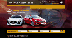 Desktop Screenshot of dormoy-automobiles.fr